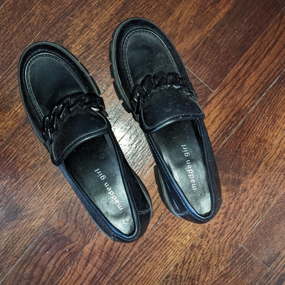 Steve Madden black leather loafers 8 - Picture 4 of 4